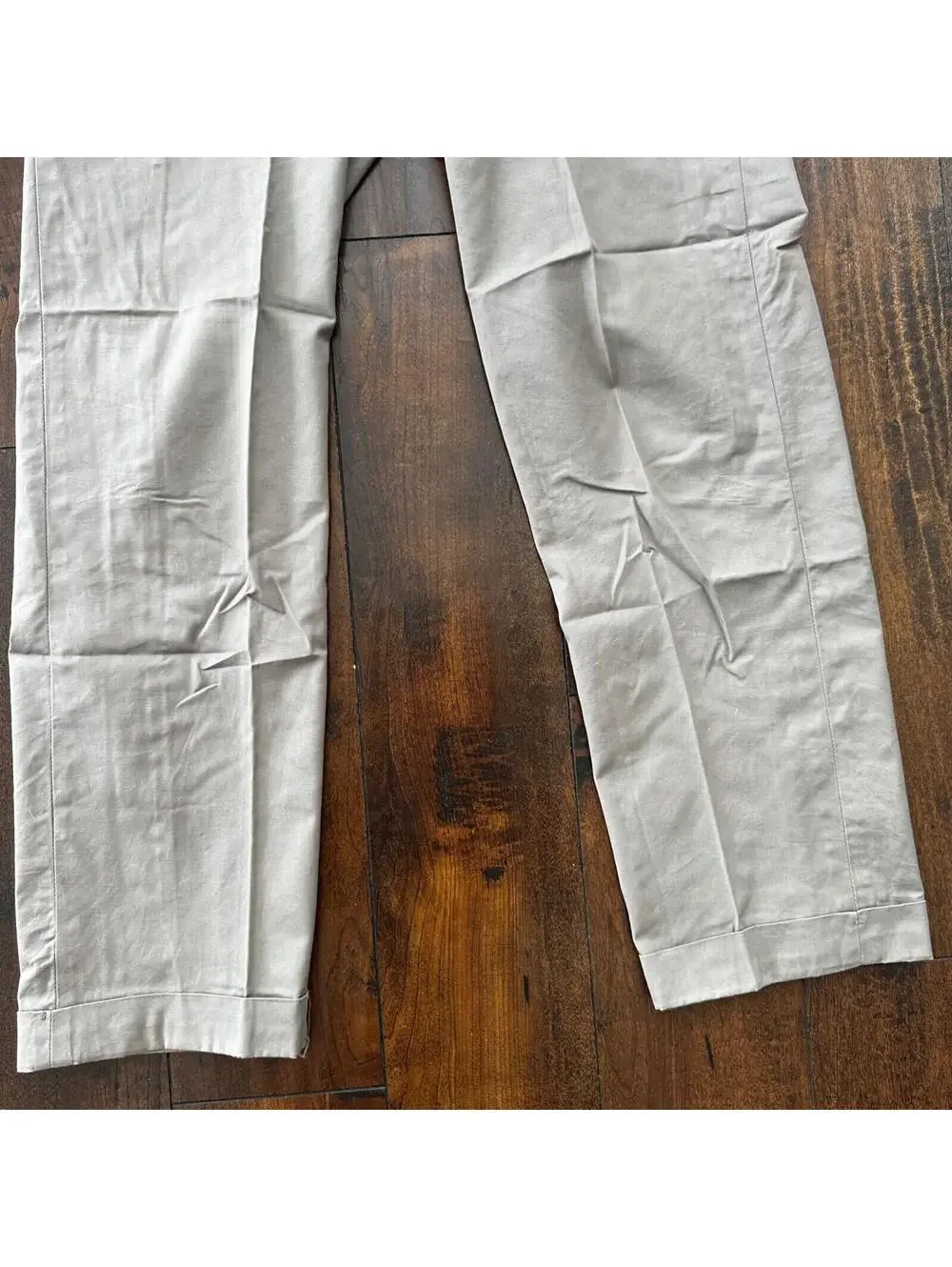 VTG 60s Brown Dress Pants Trousers Talon Fly Size 26x29 1960s Slacks Light